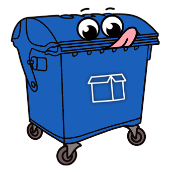 Popelnice papír