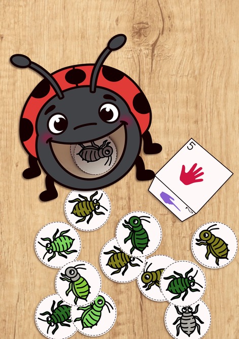 Hungry ladybug